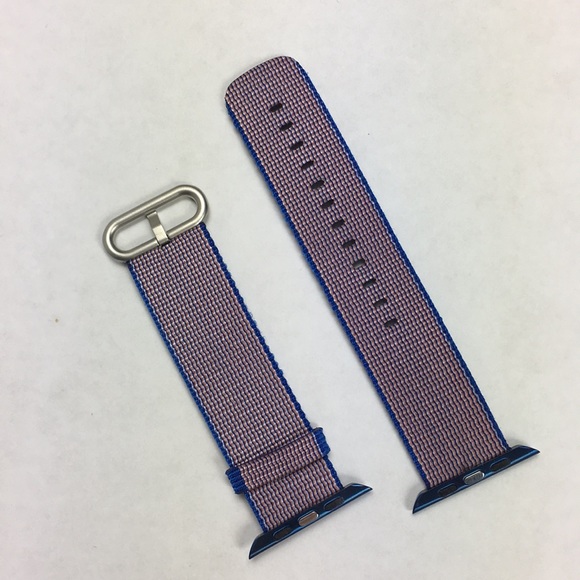 Nylon watch band 42mm Blue / Pink W2 - Picture 2 of 2